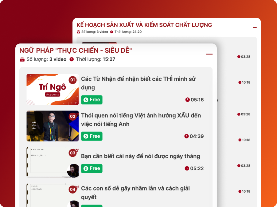 Cập nhật trọn đời